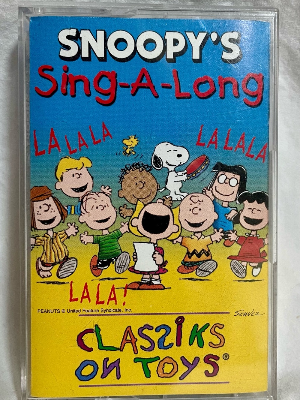 Peanuts Snoopy's Sing-A-Long Cassette